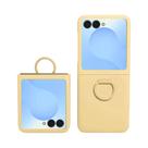 Capa Rígida Samsung Galaxy Z Flip 7 6 5 FE Com Efeito Degradê E Toque Suave, Com Anel E Proteção De