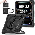 Capa Robusta com Alça para Ipad Air 13 (M2 M3) Anti Choque Impacto Preta