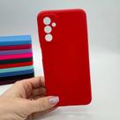 Capa Samsung A13 4g Silicone Aveludada Cores Vermelho Lisa