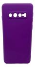 Capa Samsung S10 Silicone Aveludada LilÃs Lis