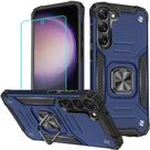 Capa Samsung S23 HNHYGETE Military com suporte giratório de 360