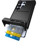Capa Scooch Galaxy S25 Ultra preta com carteira oculta RFID
