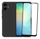 Capa Silicone Aveludada + Película 3D de Vidro Para Samsung Galaxy A06 5G