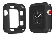 Capa Silicone Case Apple Watch e Iwo 2 3 4 5 6 44mm Preto
