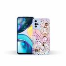 Capa Silicone Compatível Com Motorola G22 com Argolas glitter