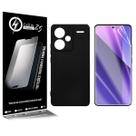 Capa Silicone Premium aveludada + Película De Hydrogel Fosca Para Redmi Note 13 Pro Plus 6.67 - Cell In Power25