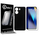 Capa Silicone Premium aveludada + Película De Vidro 3D Para Xiaomi Poco C65 Tela 6.74 - Cell In Power25