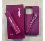 Capa Silicone Rhode com Batom iPhone 15