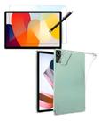 Capa Silicone Transparente P/ Redmi Pad 7/7 Pro + Pelicula