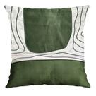 Capa Silk Home 602 com Bordado e Aplicacao 43 Cm X 43 Cm