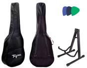 Capa simples p/ violão folk tagima c/ suporte mxt mx-40b Capa simples p/ violão folk tagima c/ suporte mxt mx-40b