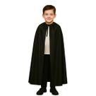 Capa Simples Vampiro Preta Infantil - 80cm Capa Simples Vampiro Preta Infantil - 80cm