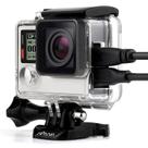 Capa Skeleton Soonsun para GoPro Hero 3/3+/ 4 preta prateada