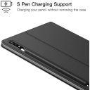 Capa Smart Case Para Samsung Tab S7 Fe(T735)/S8 Fe(X800) 12.4'' c/ Suporte Preto