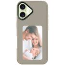 Capa Smart Display Foto E-Ink NFC DIY Para iPhone 16 Pro Max