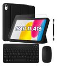 Capa Smart+ Película+ Caneta+teclado Mouse Para iPad 11 A16