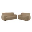 Capa Sofa 2 e 3 Lugares Malha Gel Resistente Carolina Gold Capa Sofa 2 e 3 Lugares Malha Gel Resistente Carolina Gold