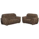 Capa Sofa Estampada Para Sala em Malha Gel King 2 E 3 Lugares 21 Elástico Casa Luxo Decoração