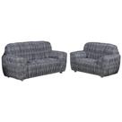 Capa Sofa Estampada Para Sala em Malha Gel King 2 E 3 Lugares 21 Elástico Casa Luxo Decoração