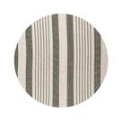 Capa Sousplat Linen Stripe Oliva - Mameg Decor Capa Sousplat Linen Stripe Oliva - Mameg Decor