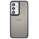 Capa Space II Fosca Colorida Para Samsung S24 FE Cor:Preto