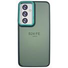 Capa Space II Fosca Colorida Para Samsung S24 FE Cor:Verde Militar Capa Space II Fosca Colorida Para Samsung S24 FE Cor:Verde Militar