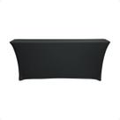 Capa Spandex para mesa 240 x 45 cm Preta
