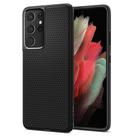Capa Spigen Liquid Air para Galaxy S21 Ultra 5G - preta fosca