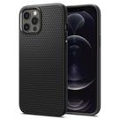 Capa Spigen Liquid Air para iPhone 12 Pro - Preta Fosca