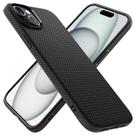 Capa Spigen Liquid Air para iPhone 15 (2023) preta fosca