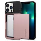 Capa Spigen Slim Armor CS para iPhone 13 Pro - Rosa Dourado