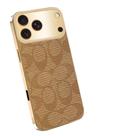 Capa Sriyso Vintage em couro PU com câmera para iPhone 14 Plus