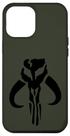 Capa Star Wars Mandaloriano com Logo Mythosaur para iPhone 12 Pro Max