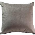 Capa Suede Decorativa p/ Almofada 43x43cm Line Ocre com Abas