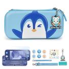 Capa Switch Lite + 15 acessórios InnoAura Blue Penguins