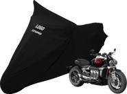 Capa Tecido Resistente Para Moto Com Logo Triumph Rocket 3 R