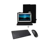 Capa + Teclado E Mouse Bluetooth Para Tablet A8 X200 X205 10.5