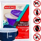 Capa (Tela) Para Caixa D'água 1000L Redonda 1,55m Proteção Sujeiras Dengue Mosquitos Insetos-MALUZI