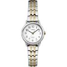 Capa Timex Easy Reader de 25 mm prateada para mulheres