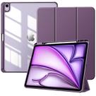 Capa TiMovo para iPad Air de 13 polegadas com porta-lápis roxo profundo