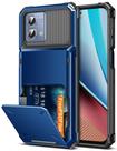 Capa tipo carteira COOYA Moto G Stylus 2023 azul, camada dupla Capa tipo carteira COOYA Moto G Stylus 2023 azul, camada dupla