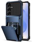 Capa tipo carteira COOYA para Samsung Galaxy S25+ 6.7" Navy