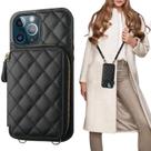 Capa tipo Carteira Crossbody Bocasal para iPhone 12 Pro Max - Preta