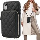 Capa tipo Carteira Crossbody Bocasal para iPhone XR 6.1" - Preta