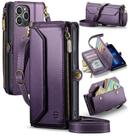Capa tipo Carteira Crossbody Strapurs para iPhone 13 Pro Max - Roxa Capa tipo Carteira Crossbody Strapurs para iPhone 13 Pro Max - Roxa