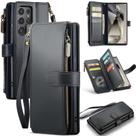 Capa tipo carteira Deekeewe Samsung Galaxy S24 Ultra em couro PU preta