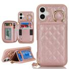 Capa tipo carteira Hamany para iPhone 16 Plus de 6,7" com porta-cartões