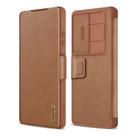 Capa tipo carteira Nillkin para Samsung Galaxy S25 Ultra com porta-cartões Capa tipo carteira Nillkin para Samsung Galaxy S25 Ultra com porta-cartões