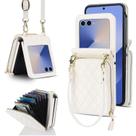 Capa tipo carteira Sivnhu para Samsung Galaxy Z Flip 7 com suporte para cartão Capa tipo carteira Sivnhu para Samsung Galaxy Z Flip 7 com suporte para cartão