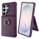 Capa tipo carteira VANAVAGY para Samsung Galaxy S26 Ultra 6.9" roxa escura